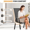 image:imageVINGLI Outdoor Bar Chairs Set of 8  Stackable Outdoor Bar Stools with Sturdy Sling High Back and Armrests for Lawn Courtyard Garden Bar YellowBlack