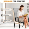 image:imageVINGLI Outdoor Bar Chairs Set of 8  Stackable Outdoor Bar Stools with Sturdy Sling High Back and Armrests for Lawn Courtyard Garden Bar YellowSilver Gray