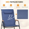 image:imageVINGLI Outdoor Rocking Chair 450lbs Capacity Portable Outdoor Rocker with Footrest Hard Armrests Pillow All Weather Porch Rocker for Garden Living Room Patio Lawn Blue with footrestBlue