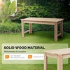 image:imageVINGLI Outdoor Wood Bench 40 Outdoor Bench Patio Wooden Bench Garden Bench Outdoor Backless Bench for Deck Patio NaturalNatural