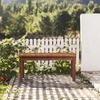 image:imageVINGLI Outdoor Wooden Bench 40 Porch Bench Outdoor Backless Garden Bench Small Outdoor Bench for Deck Patio Entryway Mint Green 40inNatural