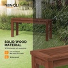 image:imageVINGLI Outdoor Wooden Bench 40 Porch Bench Outdoor Backless Garden Bench Small Outdoor Bench for Deck Patio Entryway Mint Green 40inNatural
