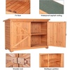 image:imageVINGLI Outdoor Wooden Storage Shed 504 x 197 x 346 L x W x H Extra Large Garden Shed Outside Tool Cabinet with 2 Safety Latches Patio Storage Organizer for Garden Yard Lawn Equipment