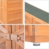 image:imageVINGLI Outdoor Wooden Storage Shed 504 x 197 x 346 L x W x H Extra Large Garden Shed Outside Tool Cabinet with 2 Safety Latches Patio Storage Organizer for Garden Yard Lawn Equipment