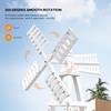 image:imageVINGLI Outdoor Yard Windmill Wooden Wind Spinner for Garden Lawn Yard Patio Decoration White Large