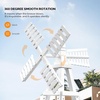 image:imageVINGLI Outdoor Yard Windmill Wooden Wind Spinner for Garden Yard Lawn Patio Decoration Carbonized Wood MediumWhite
