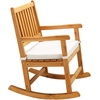 image:imageVINGLI Oversized Rocking Chair Wooden Rocking Chair with High Back Outside Porch Rocking Chair for Patio Yard Garden 550 LBS Teak Rustic 1 PCTeak