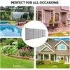 image:imageVINGLI Pool Safety Fence for Inground Pools Black Aluminum Pool Fence with Solar Powered Garden Lights Night Warning amp Decor Removable Child amp Pet Barrier 4 FT  72 FT4 FT  60 FT