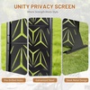 image:imageVINGLI Privacy Fence Panels 72H x 47W Metal Privacy Screen Freestanding Decorative Privacy Panels for Patio Garden Pool Outdoor amp Indoor YShapedYshaped