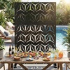 image:imageVINGLI Privacy Fence Panels 72H x 47W Metal Privacy Screen Freestanding Decorative Privacy Panels for Patio Garden Pool Outdoor amp Indoor YShapedYshaped