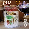 image:imageVINGLI Set of 3 Lighted Iridescent Cut Out Christmas Wreath Decorations 24in 295 White LED Lighted Yard Decorations Battery Operated Collapsible Indoor Outdoor Lawn Garden Front Porch Xmas HolidayRectangle Box