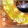 image:imageVINGLI Set of 3 Lighted Iridescent Cut Out Christmas Wreath Decorations 24in 295 White LED Lighted Yard Decorations Battery Operated Collapsible Indoor Outdoor Lawn Garden Front Porch Xmas HolidayGarland