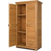 image:imageVINGLI Wood Outdoor Storage Shed Lockable Garden Tool Shed with Waterproof Roof 3 Customizable Shelves for Yard Patio amp Porch