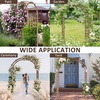 image:imageVINGLI Wooden Garden Arbor Heavy Duty Outdoor Frame Trellis for Ceremony Wood Trellis Garden Arch Pergola for Plant Climbing Patio Lawn Wedding Ceremony Blackbrown
