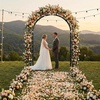 image:imageVINGLI Wooden Garden Arbor Heavy Duty Outdoor Frame Trellis for Ceremony Wood Trellis Garden Arch Pergola for Plant Climbing Patio Lawn Wedding Ceremony BlackBlack