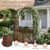image:imageVINGLI Wooden Garden Arbor Heavy Duty Outdoor Garden Trellis with Gate for Ceremony Wood Trellis Garden Arch Pergola for Plant Climbing Patio Lawn Wedding with Gatewith Gate