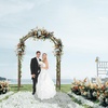 image:imageVINGLI Wooden Garden Arbor Heavy Duty Outdoor Garden Trellis with Gate for Ceremony Wood Trellis Garden Arch Pergola for Plant Climbing Patio Lawn Wedding with GateBasic