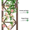 image:imageVINGLI Wooden Garden Arbor Wedding Arch 66ft Arch Backdrop Stand for Ceremony Wood Trellis for Plant Climbing Christmas Decor Pergola for Garden Backyard Lawn