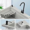 image:imageVingli 37Gallon Freestanding Utility Sink with Faucet 36 Heightened Basin for Laundry Garage Outdoor Garden Pet Wash Heavy Duty Plastic Laundry Tub with Storage Shelf 40L24W36H GreyGray