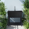 image:imageVingli 37Gallon Freestanding Utility Sink with Faucet 36 Heightened Basin for Laundry Garage Outdoor Garden Pet Wash Heavy Duty Plastic Laundry Tub with Storage Shelf 40L24W36H GreyBlack