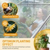 image:imageVingli 6x10 FT Greenhouse for Outdoors Polycarbonate Heavy Duty Green House with Roof Vents for Winter Aluminum Tunnel Large Walkin Greenhouse for Outside Garden Backyard Easy Setup Silver