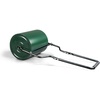 image:imageVINGLI Lawn Roller 13 Gallons Water or Sand Filled Durable Heavy Duty Steel with Drain Plug and UShaped Handle Manual Tool for Greening up Lawns for Yard Garden Maintenance Green 24inch16inch