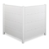 image:imageVINGLI Outdoor Privacy Screen Fence Panels Garden Air Conditioner Fence for Outdoor Use 2 White Panels Privacy Screen Fence 472H x 456 W