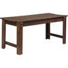 image:imageVINGLI Outdoor Wood Bench 40 Outdoor Bench Patio Wooden Bench Garden Bench Outdoor Backless Bench for Deck Patio NaturalCarbonized
