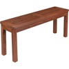 image:imageVINGLI Outdoor Wooden Bench 40 Porch Bench Outdoor Backless Garden Bench Small Outdoor Bench for Deck Patio Entryway Mint Green 40inBrown