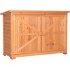 image:imageVINGLI Outdoor Wooden Storage Shed 504 x 197 x 346 L x W x H Extra Large Garden Shed Outside Tool Cabinet with 2 Safety Latches Patio Storage Organizer for Garden Yard Lawn Equipment