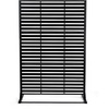 image:imageVINGLI Privacy Fence Panels 72H x 47W Metal Privacy Screen Freestanding Decorative Privacy Panels for Patio Garden Pool Outdoor amp Indoor YShapedLouvered