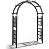 image:imageVINGLI Wooden Garden Arbor Heavy Duty Outdoor Frame Trellis for Ceremony Wood Trellis Garden Arch Pergola for Plant Climbing Patio Lawn Wedding Ceremony BlackBlack