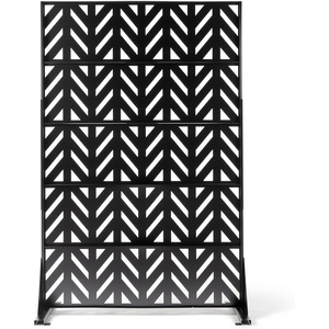 image:imageVINGLI Privacy Fence Panels 72H x 47W Metal Privacy Screen Freestanding Decorative Privacy Panels for Patio Garden Pool Outdoor amp Indoor YShapedArrowhead
