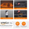 image:imageVINGLI 24 Electric Fireplace Insert  Recessed WallMounted amp Freestanding Heater with 6 Flame Colors Remote Control Adjustable Timer amp Brightness Safe amp Quiet Operation2448