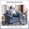 image:imageVINGLI Convertible UShaped Sectional Couch with 2 Movable 2Layer Ottoman Oversized Comfy Cloud Modular Sofa with Deep Seat amp Chaise 3 Seater Cozy Soft Couch for Living Room Chenille WhiteCreamChenillenavy Blue