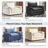 image:imageVINGLI Convertible UShaped Sectional Couch with 2 Movable 2Layer Ottoman Oversized Comfy Cloud Modular Sofa with Deep Seat amp Chaise 3 Seater Cozy Soft Couch for Living Room Chenille WhiteCreamChenillenavy Blue