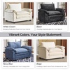 image:imageVINGLI Convertible UShaped Sectional Couch with 2 Movable 2Layer Ottoman Oversized Comfy Cloud Modular Sofa with Deep Seat amp Chaise 3 Seater Cozy Soft Couch for Living Room Chenille WhiteCreamChenilleblack
