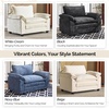 image:imageVINGLI Convertible UShaped Sectional Couch with 2 Movable 2Layer Ottoman Oversized Comfy Cloud Modular Sofa with Deep Seat amp Chaise 3 Seater Cozy Soft Couch for Living Room Chenille WhiteCreamChenillewhite Cream
