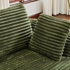 image:imageVINGLI 101 W Boneless Curved Sectional Sofa with Convertible Chaise Modular Cloud Couch for Living Room with Cozy Corduroy Fabric No Assembly Needed for Apartment Bedroom Small Spaces KhakiOlive Green
