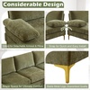 image:imageVINGLI 110 Sectional Couches for Living RoomU Shape Couch with Double Chaise 4Seat Sofa Set with Chenille Fabric for Home FurnitureOlive Green
