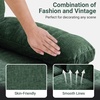 image:imageVINGLI 110 Sectional Couches for Living RoomU Shaped Couch with Double Chaise 4Seat Sofa Set with Chenille Fabric for Home FurnitureBlackChenilleforest Green