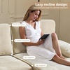 image:imageVINGLI 110 Sectional Couches for Living RoomU Shaped Couch with Double Chaise 4Seat Sofa Set with Chenille Fabric for Home FurnitureBlackChenillelight Khaki