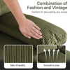 image:imageVINGLI 110 Sectional Couches for Living RoomU Shaped Couch with Double Chaise 4Seat Sofa Set with Chenille Fabric for Home FurnitureBlackCorduroygreen