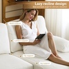 image:imageVINGLI 110 UShaped Sectional Couch with Two Chaise Affordable Small Sofa with 4 Seats Chenille Fabric Comfy Couches for Living Room BlueCorduroybeige