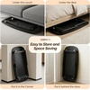 image:imageVINGLI 315 Folding Coffee Table Portable Small Coffee Tables for Living Room Foldable Center Table for Small Spaces No Assembly Needed WalnutOnyx Black