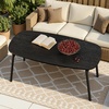 image:imageVINGLI 315 Folding Coffee Table Portable Small Coffee Tables for Living Room Foldable Center Table for Small Spaces No Assembly Needed WalnutOnyx Black