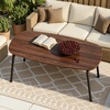 image:imageVINGLI 315 Folding Coffee Table Portable Small Coffee Tables for Living Room Foldable Center Table for Small Spaces No Assembly Needed WalnutWalnut