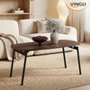 image:imageVINGLI 315 Folding Coffee Table Portable Small Coffee Tables for Living Room Foldable Center Table for Small Spaces No Assembly Needed WalnutWalnut