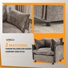 image:imageVINGLI 34 Oversized Accent Chair Reading Chair Upholstered Armchair Soft Chenille Fabric Living Room Chairs Sofa for Adults Bedroom Home Office Play Room