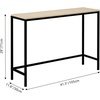 image:imageVINGLI 41 Console Table Entryway Table for Hallway Narrow Sofa Table for Living Room Entryway Office Foyer Corridor Oak